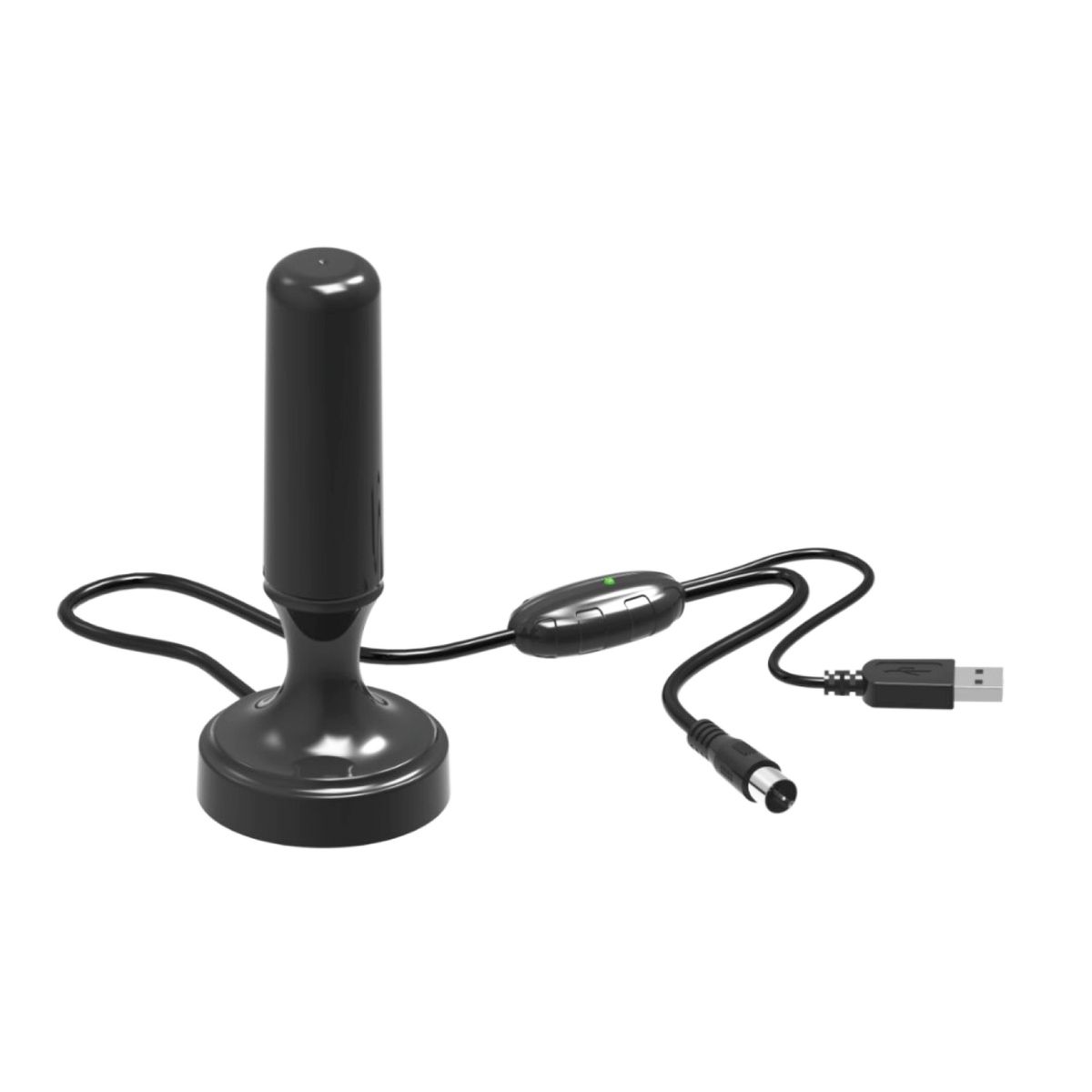 TECNOLAB - ANTENA DE TV DIGITAL PARA INTERIOR - 25dB - Cable 5 mts - CON AMPLIFICADOR