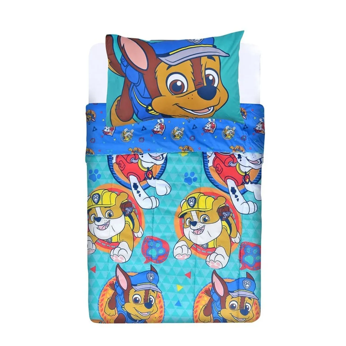 MASHINI - Plumón Infantil Disney Marvel 1 PL Y 1.5 PL Paw patrol-niño TRIANGULO