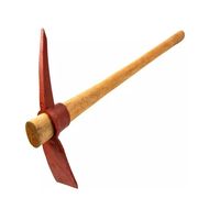 Picota Punta Y Pala Angosta Con Mango De Madera 90cm