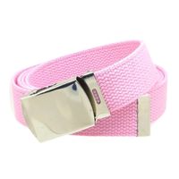 Cinturón Militar De Lona Y Nailon Hebilla Metalizada.-