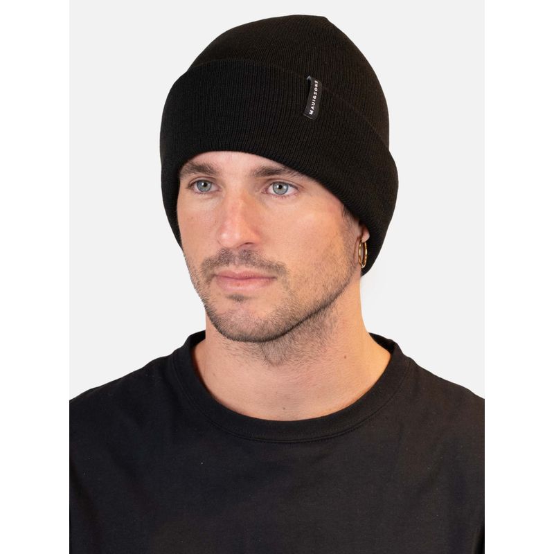 MAUI AND SONS - Gorro Malva Negro Hombre Maui And Sons - Negro