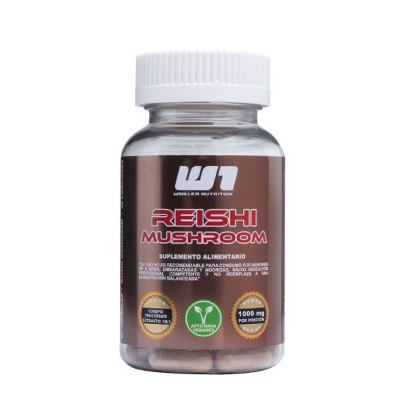 WINKLER NUTRITION - Reishi Hongo Mushroom 60 cápsulas