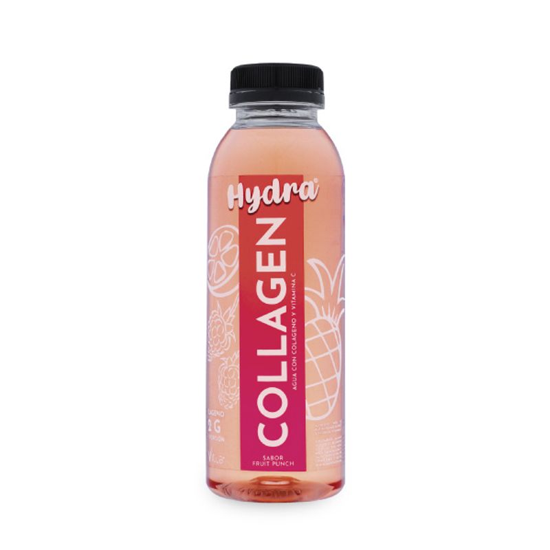 REVITTA WELLNESS - Pack 6 Aguas Hydra Collagen + Colágeno 380cc sabor Fruit punch
