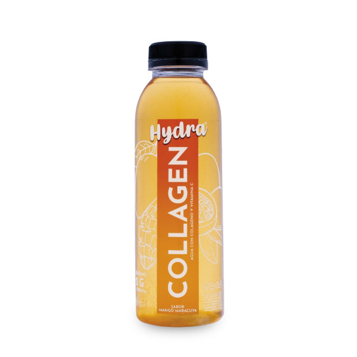 REVITTA WELLNESS - Pack 6 Aguas Hydra Collagen + Colágeno 380cc sabor Mango-Maracuyá