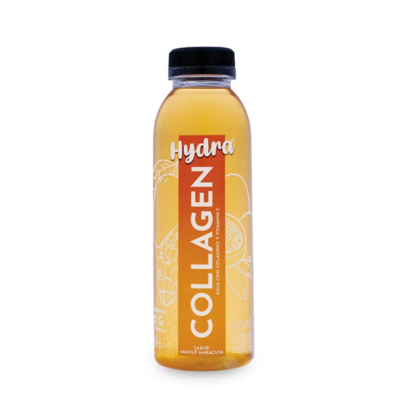 REVITTA WELLNESS - Pack 6 Aguas Hydra Collagen + Colágeno 380cc sabor Mango-Maracuyá