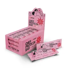 CHEFPROTEIN - Pack 16 Chef Protein Whey Bar - Barritas De Proteína 60 grs Sabor Frutos del bosque