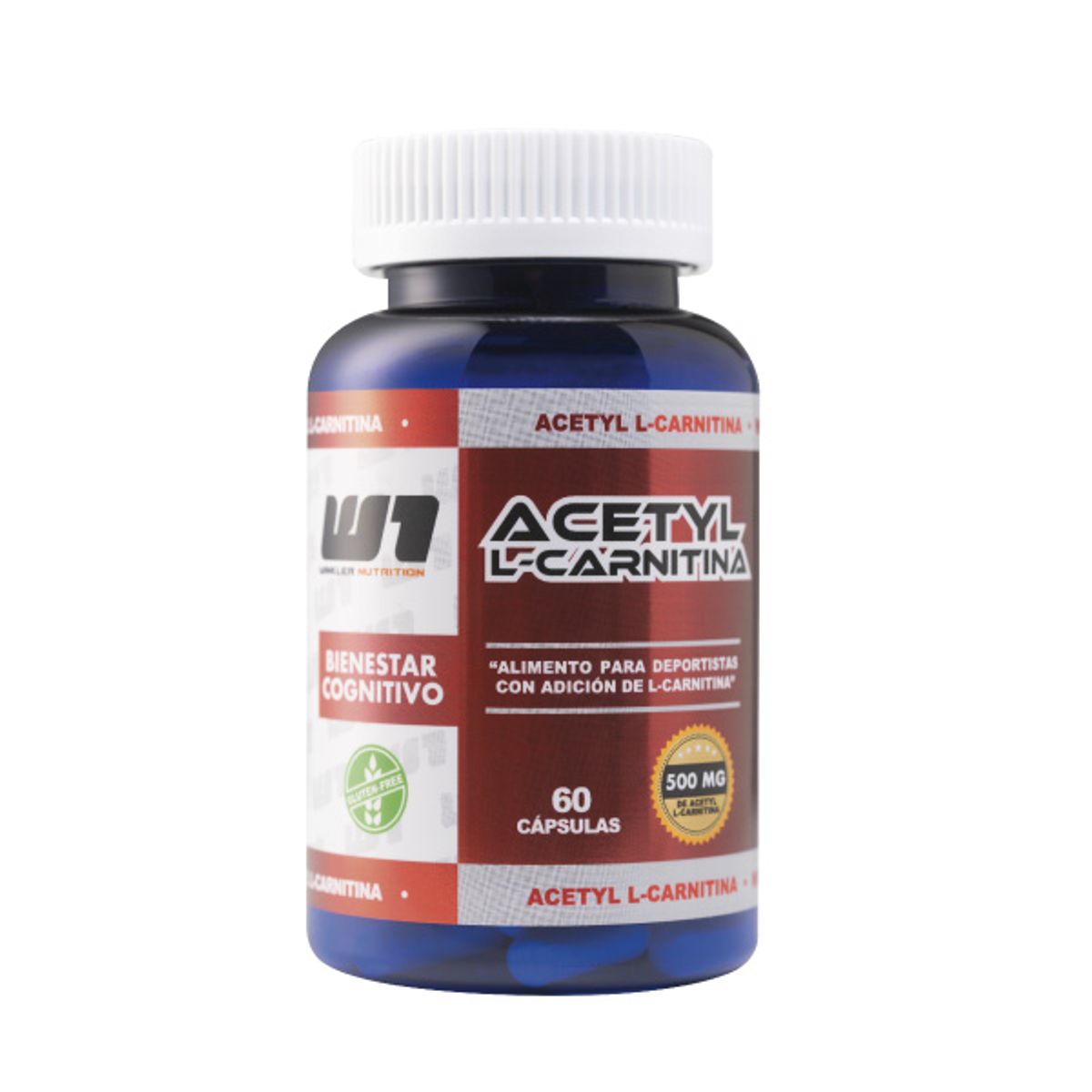 WINKLER NUTRITION - Acetyl L-Carnitina 500mg 60 cápsulas