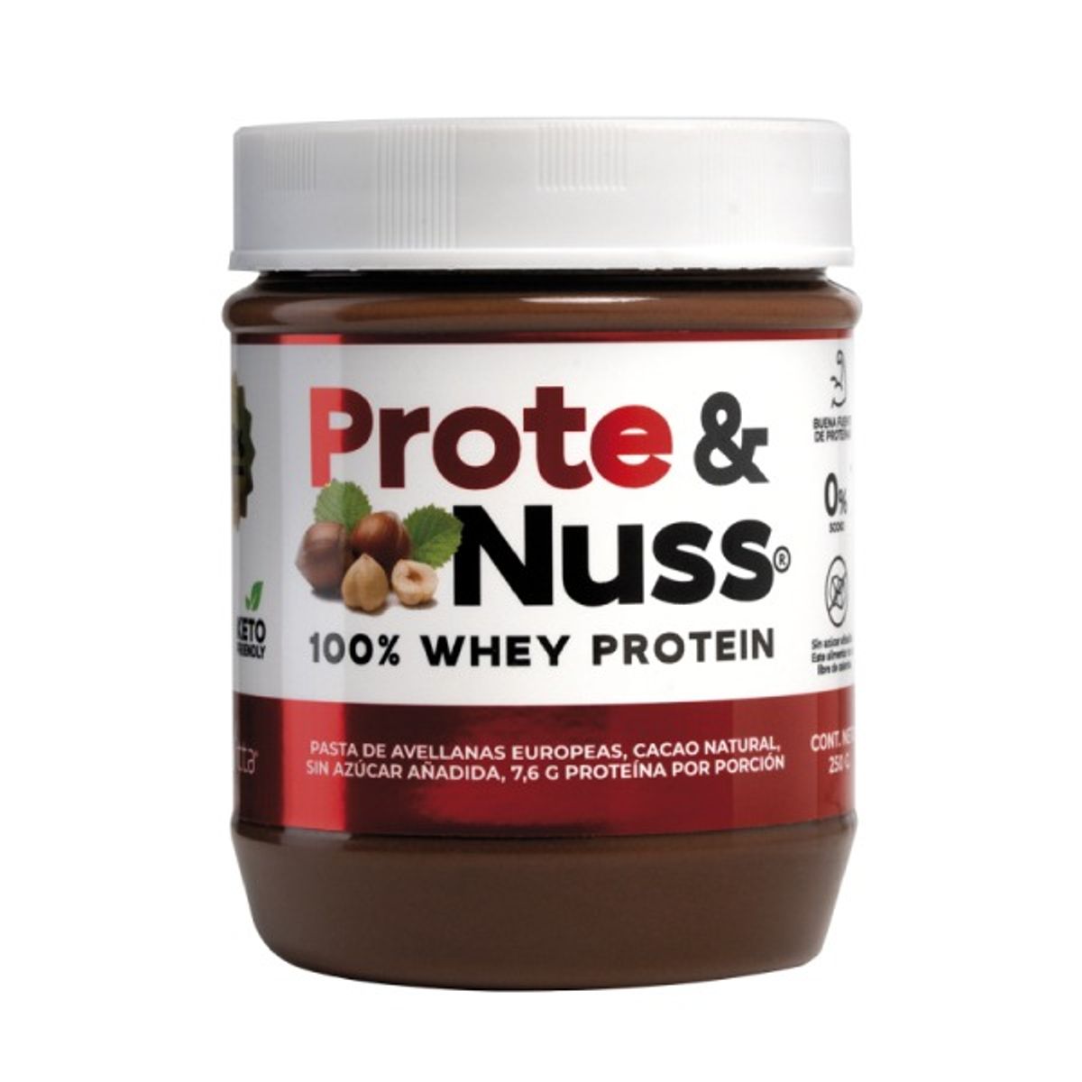 REVITTA WELLNESS - Prote & Nuss Crema Untable 250 grs - Nutella + Proteína