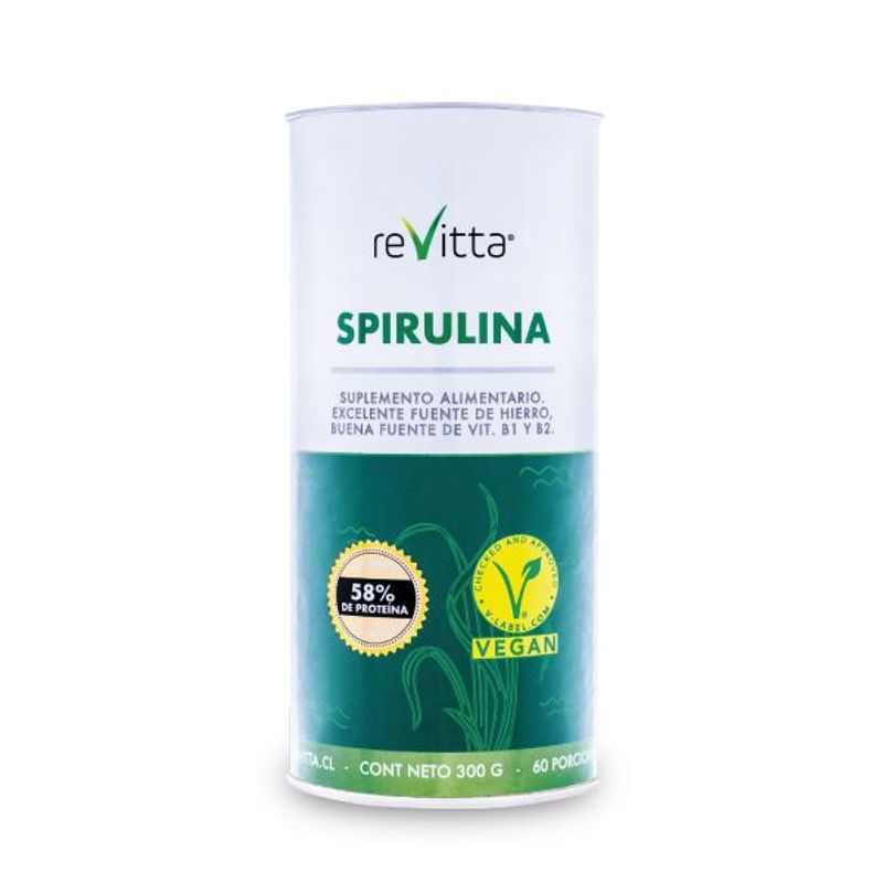 REVITTA WELLNESS - Spirulina Espirulina 300 grs sabor Natural