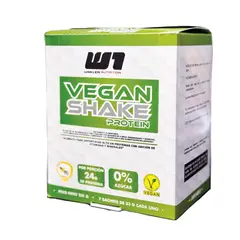 WINKLER NUTRITION - 7 sachets Proteina Vegana Vegan Shake 33 grs sabor Chocolate