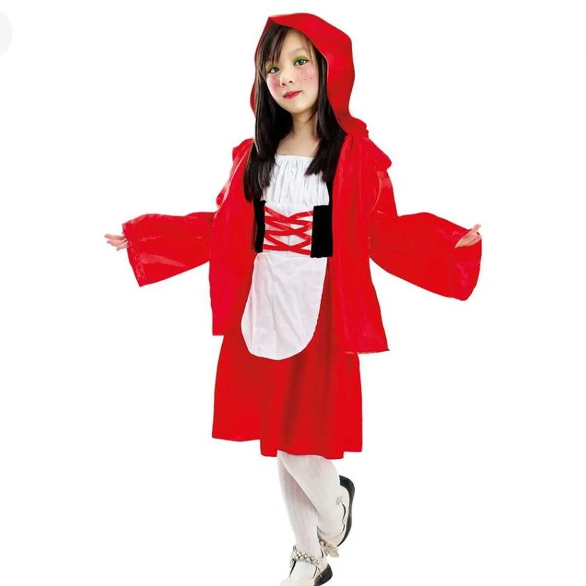 GENERICO - Disfraz  Para Niñas Disfraz De Caperucita Roja