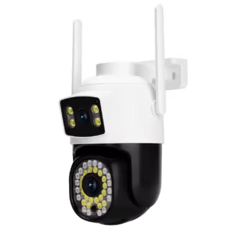 GENERICO - Camara Doble Lente Ip De Seguridad exterior app Yoosee+Memoria64gb