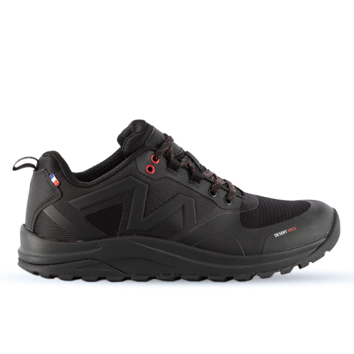 MICHELIN FOOTWEAR - Zapatilla Hiking Senderismo Hombre Negro Rojo Michelin Dr28