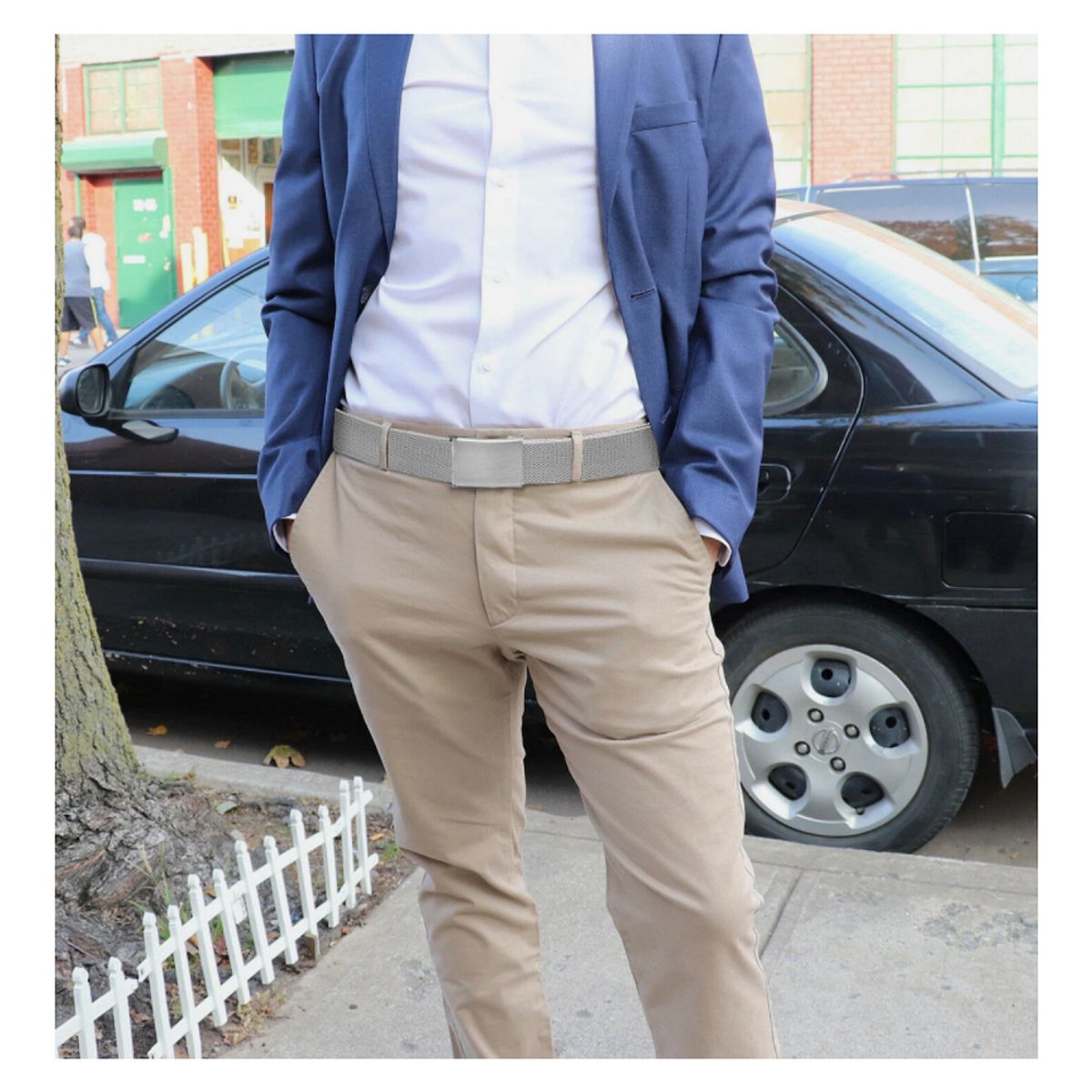 EKOL TACTICA MILITAR - Cinturón Militar De Lona Y Nailon Hebilla Metalizada.-