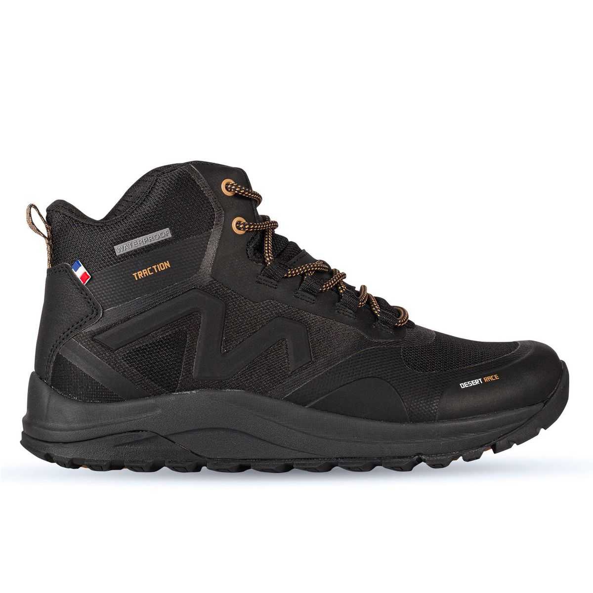 MICHELIN FOOTWEAR - Botín Zapatilla Impermeable Hombre Negro Café Michelin Dr05