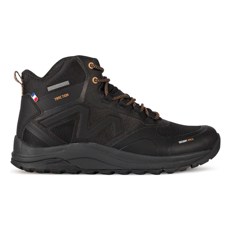 MICHELIN FOOTWEAR - Botín Outdoor Impermeable Hombre Negro Café Michelin Dr05
