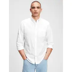 GAP - Camisa Oxford Blanco