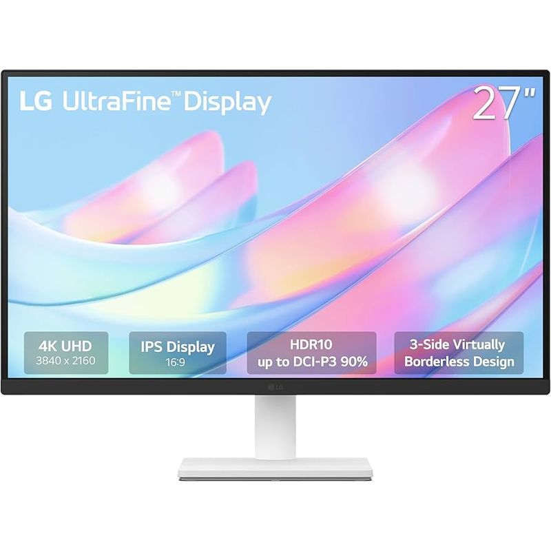 LG - Monitor Plano LG UltraFine 27US500-W - 27