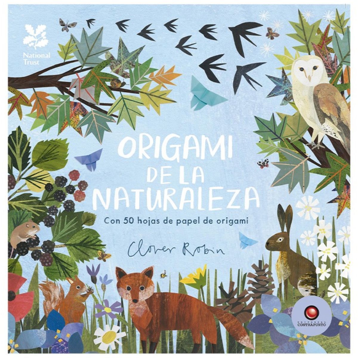 CONTRAPUNTO - Libro Origami de La Naturaleza De Clover Robin