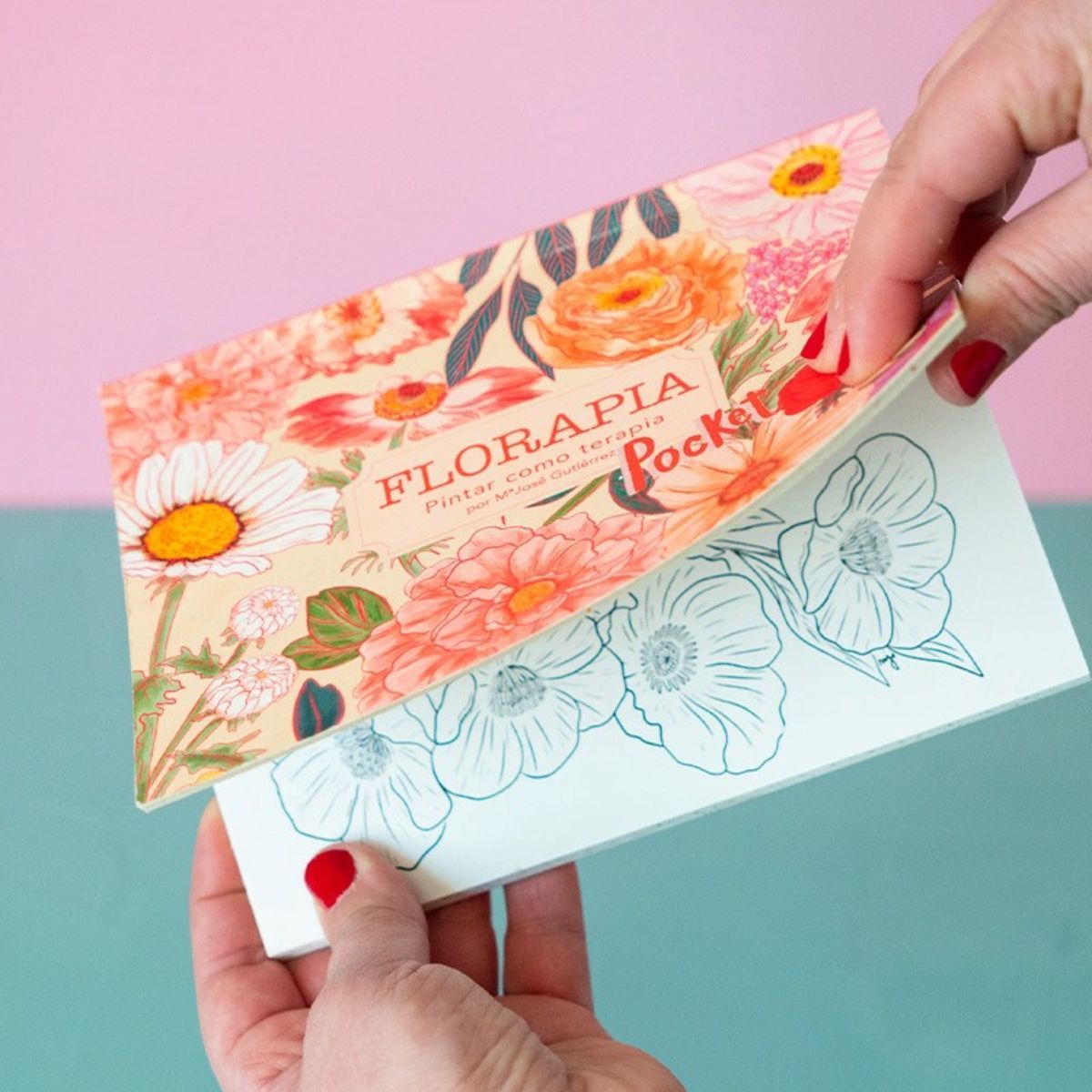 GENERICO - Libro para Colorear Florapia Pocket De María José Gutierrez