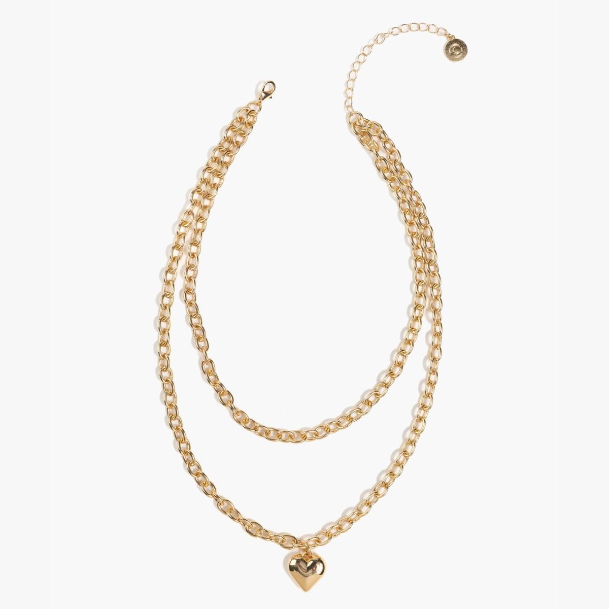 LOUNGE - Collar Mujer Doble Corazón