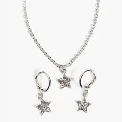LOUNGE - Set Collar Y Aros Mujer Con Estrellas