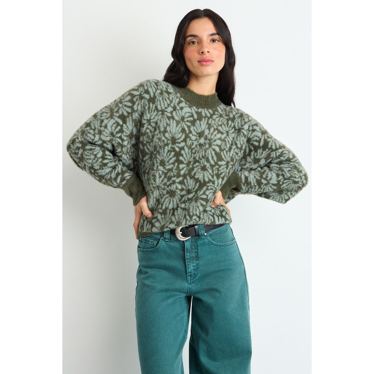 IO - Sweater Verde Musgo Mujer Io