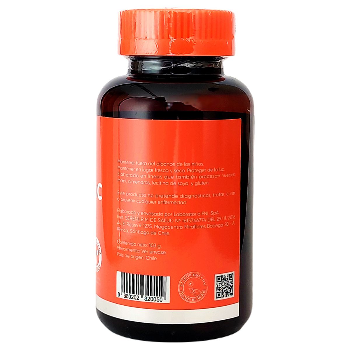FNL - Vitamina C 1000 Mg No Ácida 90 Caps Vegana - Fnl