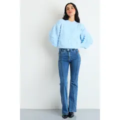 IO - Jeans Azul Marino Mujer