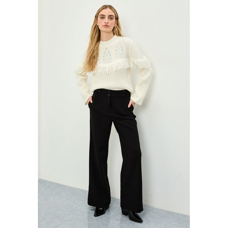 IO - Pantalon Negro Mujer Io