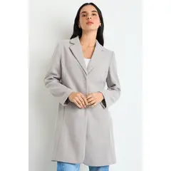 IO - Chaqueton Gris Mujer