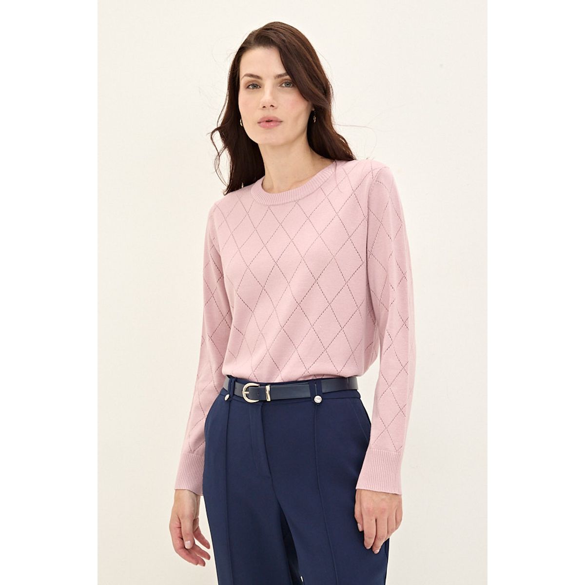 MA GRIFFE - Sweater Rosado Mujer Magriffe