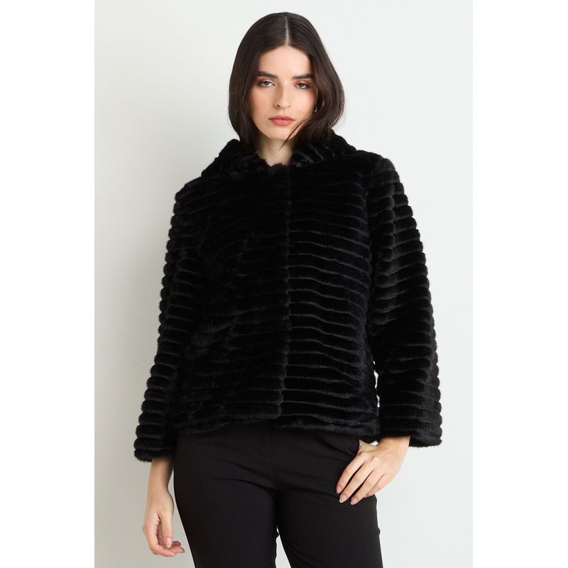 ASH - Abrigo Negro Mujer Ash