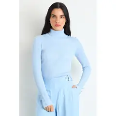 IO - Sweater Celeste Mujer