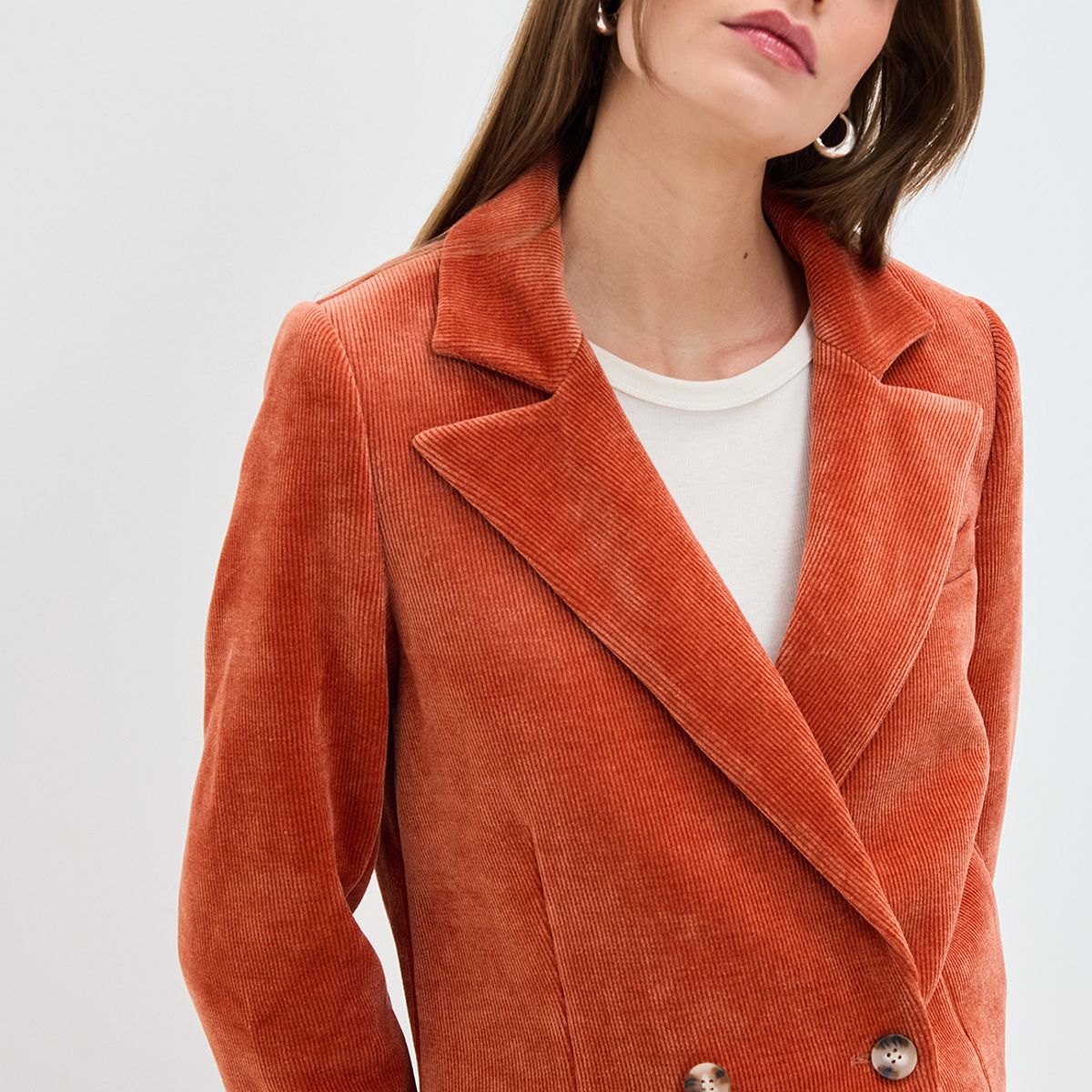 IO - Blazer Naranjo Mujer Io