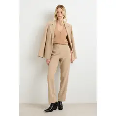 ASH - PANTALON Formal Beige Mujer