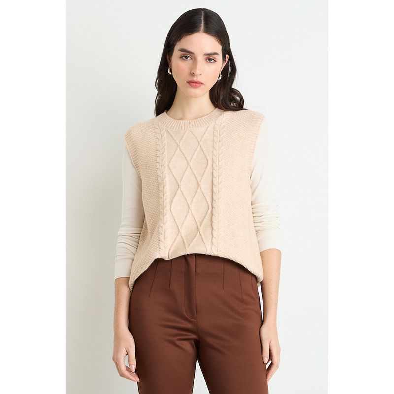 ASH - Sweater Beige Mujer Ash