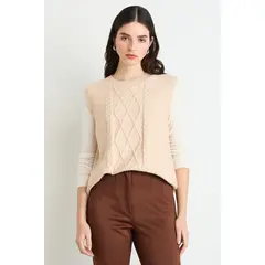 ASH - Sweater Beige Mujer
