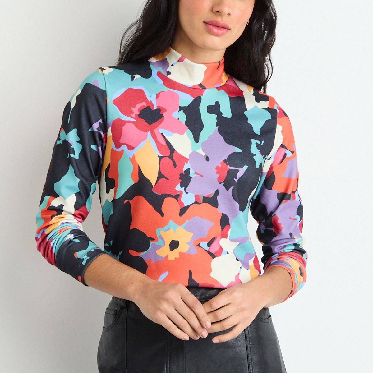 IO - Polera Manga Larga Fucsia Mujer Io