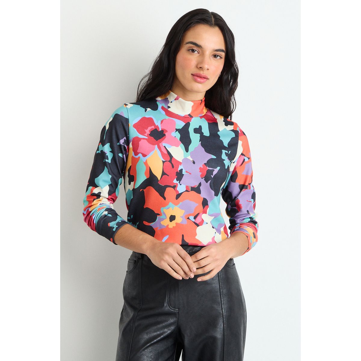 IO - Polera Manga Larga Fucsia Mujer Io