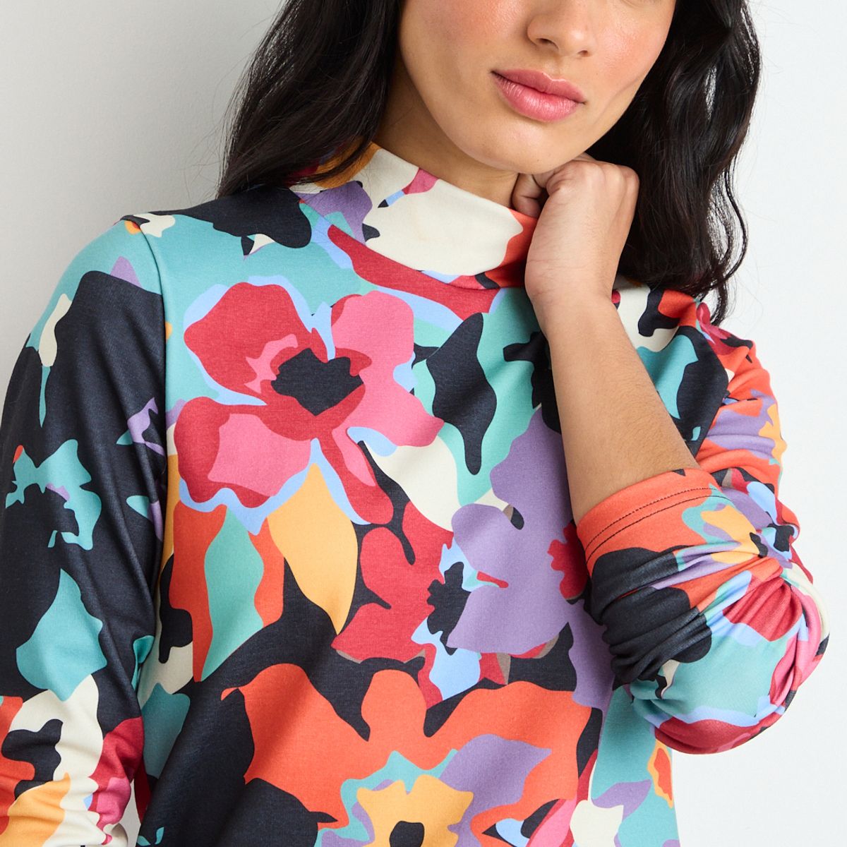 IO - Polera Manga Larga Fucsia Mujer Io