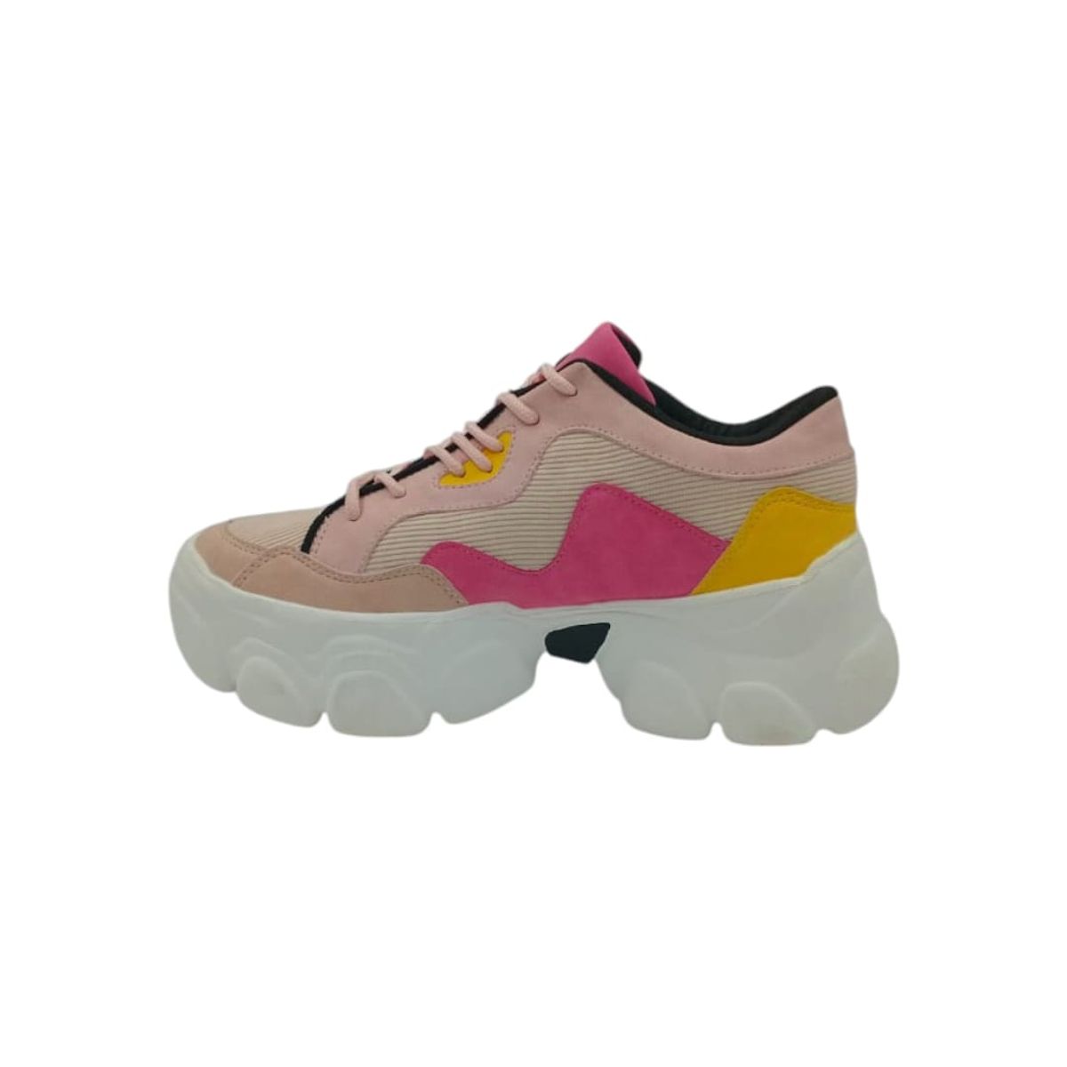 HERIEL - Zapatilla Rosa Plataforma