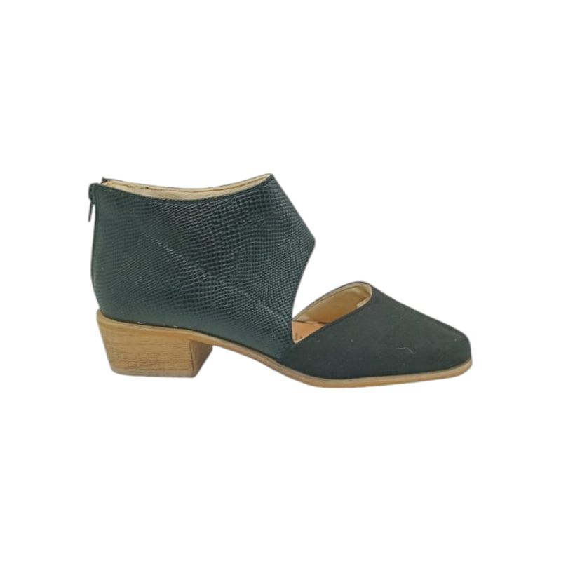 HERIEL - Zapato Negro Bajo Mujer