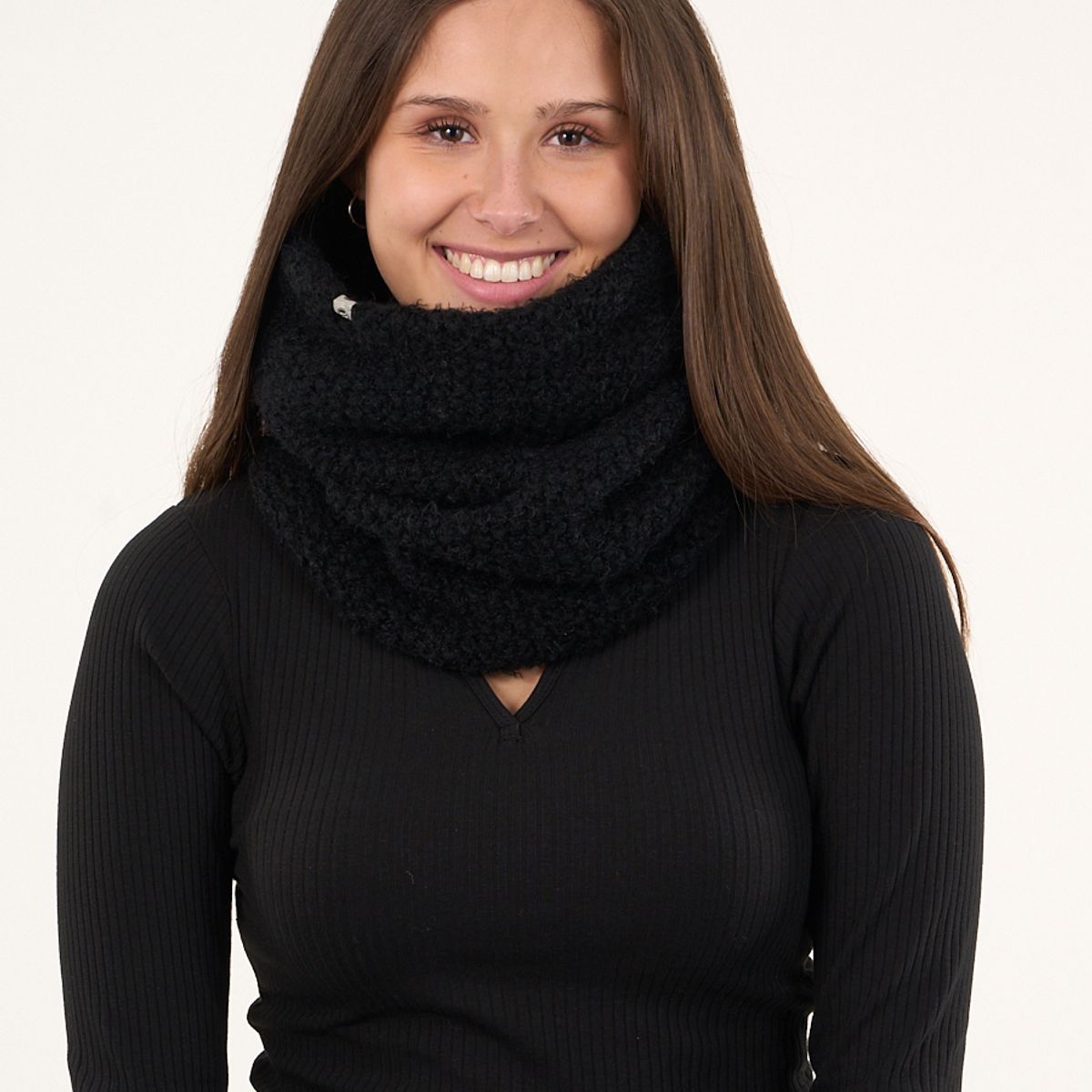 POLEMIC - Bandana Mujer Cuello Tejido Con Shaggy Interior Polemic