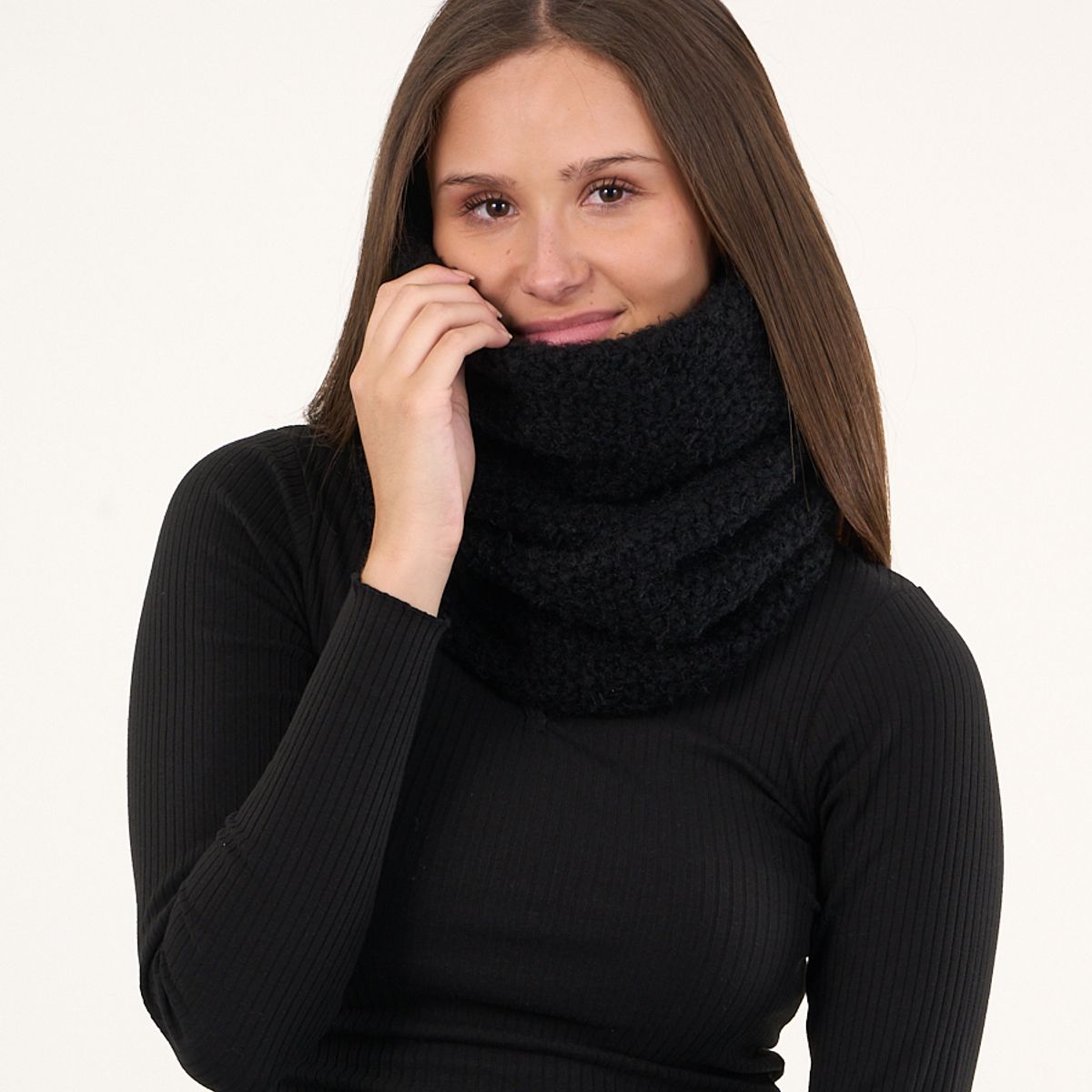 POLEMIC - Bandana Mujer Cuello Tejido Con Shaggy Interior Polemic