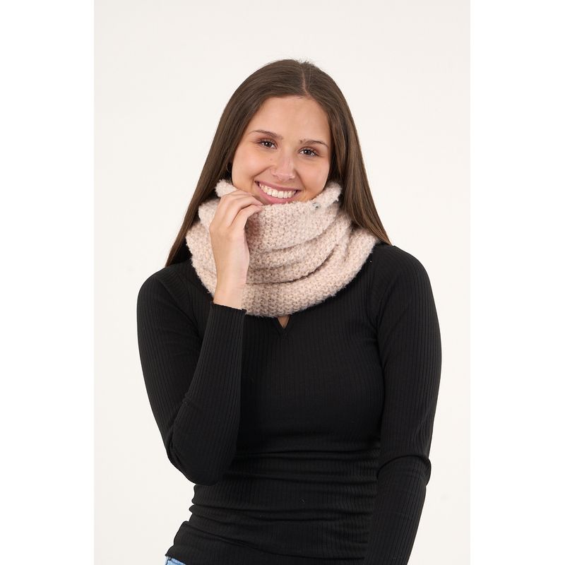 POLEMIC - Bandana Mujer Cuello Tejido Con Shaggy Interior Polemic