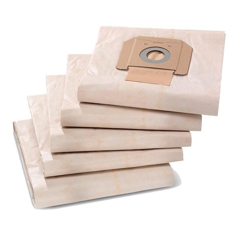 KARCHER - Set 5 Bolsas De Papel Karcher Nt 481 - Nt 652 - Nt 70
