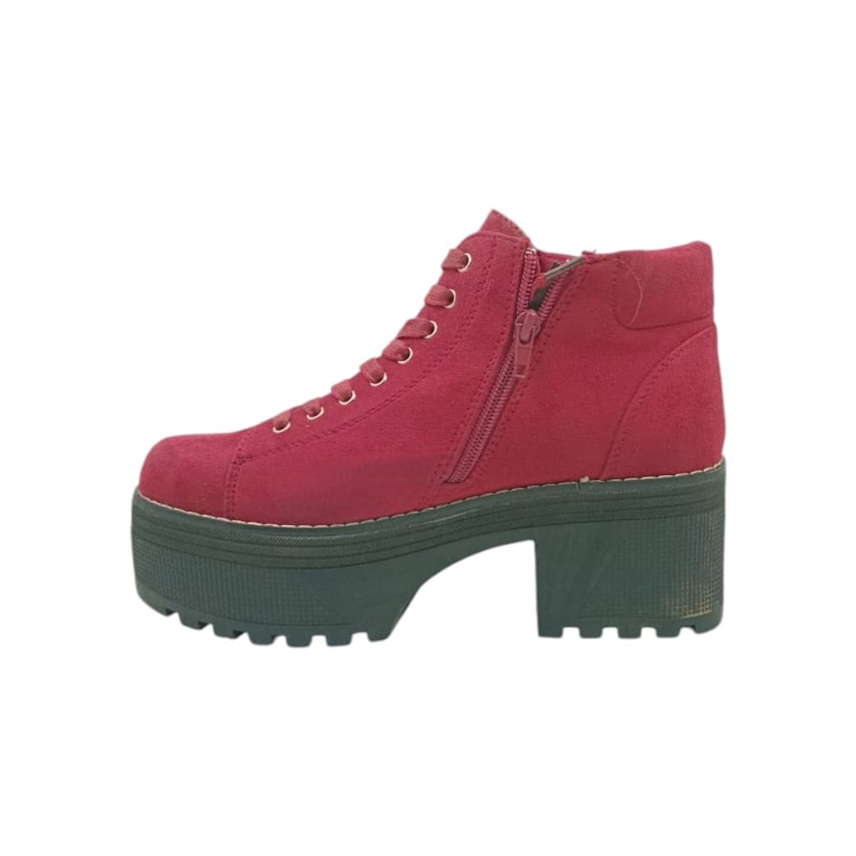 HERIEL - Botín Rojo Tachas Mujer