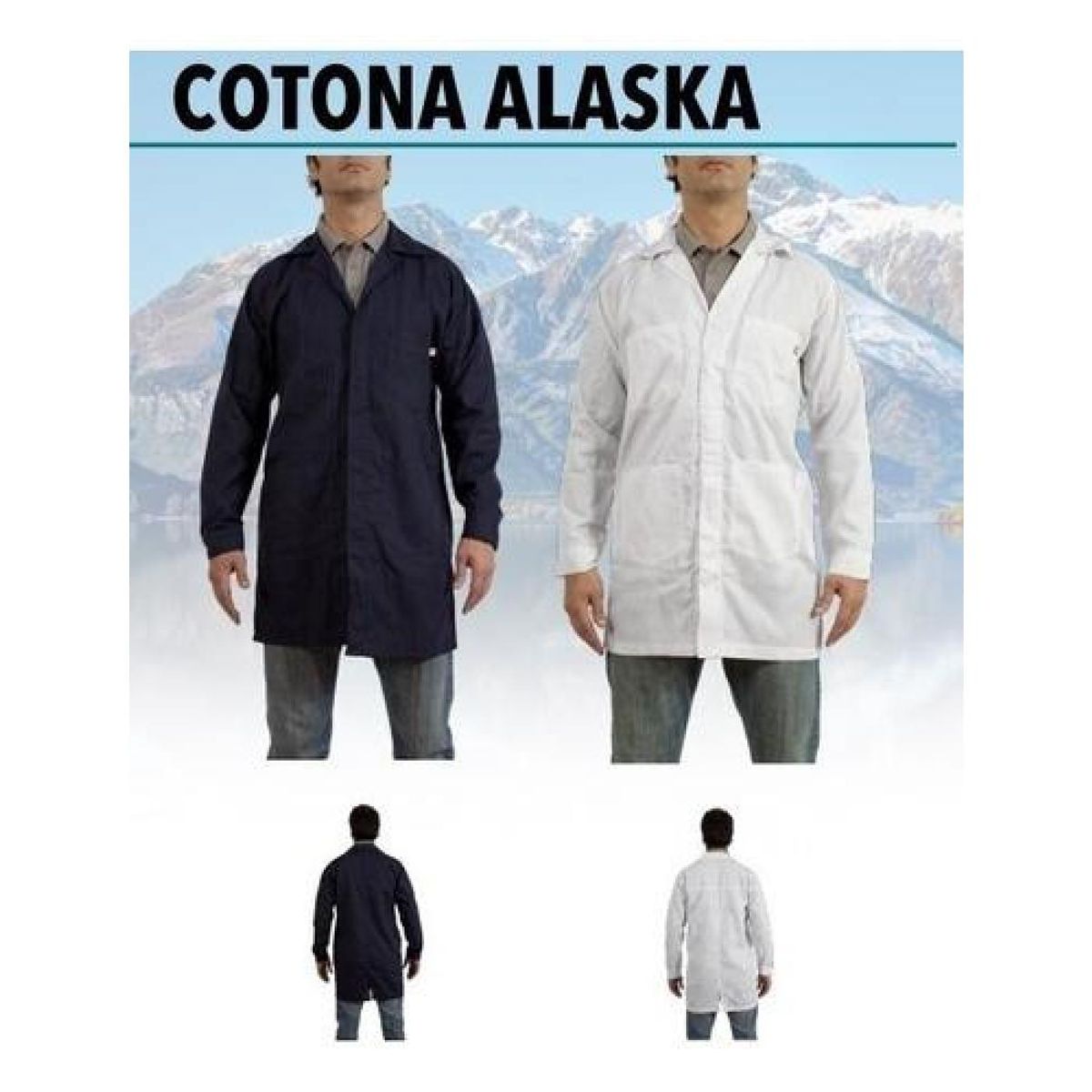 ALASKA - Cotona Azul  Blanco Alaska - Azul Marino