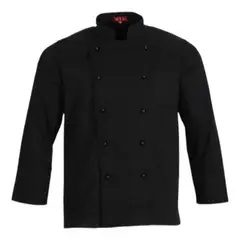 MARITEX - Chaqueta Chef Gabardina Unisex - Negro
